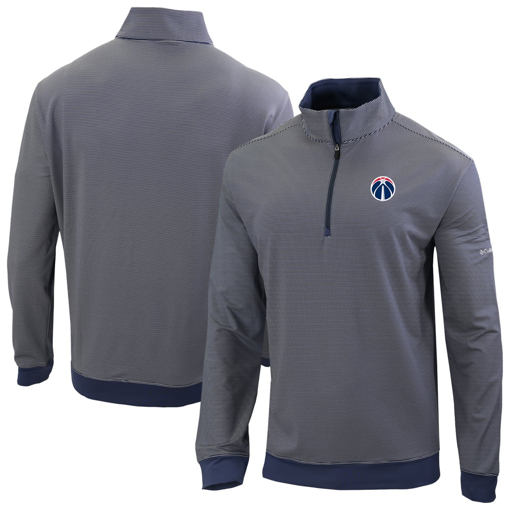 Washington Wizards Columbia Omni-Wick Even Lie Quarter-Zip Pullover - Navy